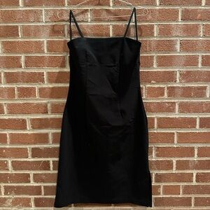 Y2K Slip Dress Black Size Large Spaghetti‎ Strap